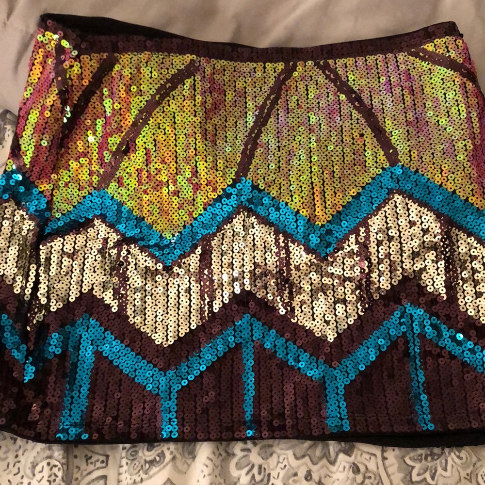 Sequin night out skirt
